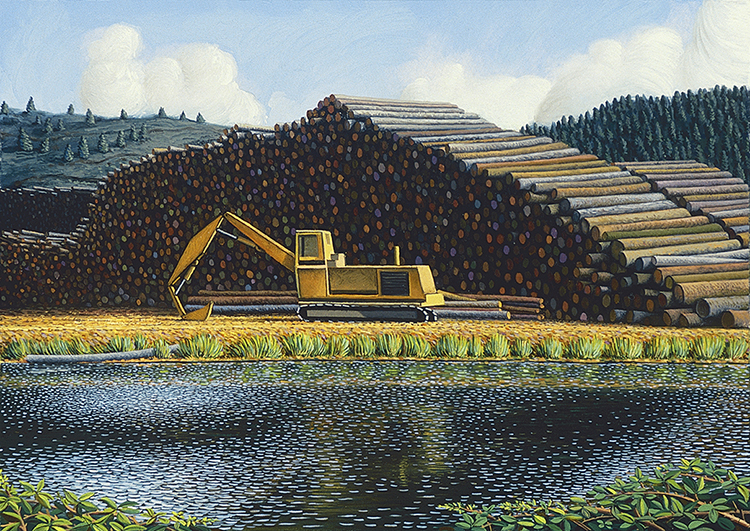 Schmidbauer Log Deck (Weaverville)